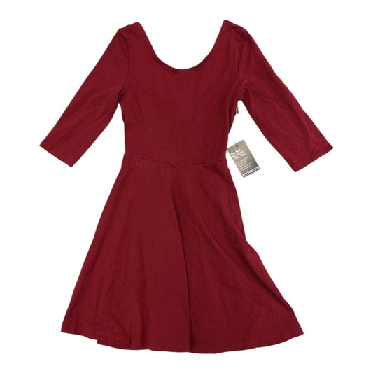 Dress Casual Short By Express In Red, Size:Xs