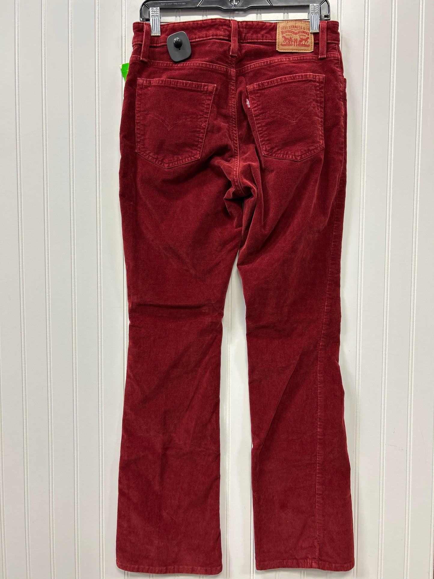 Pants Corduroy By Levis In Red, Size:6
