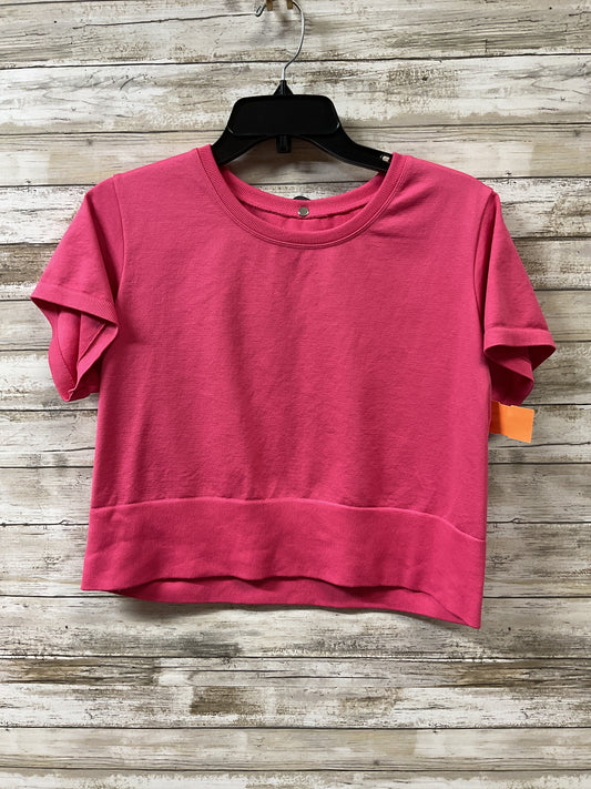 Athletic Top Ss By Aerie In Pink, Size:Xxl