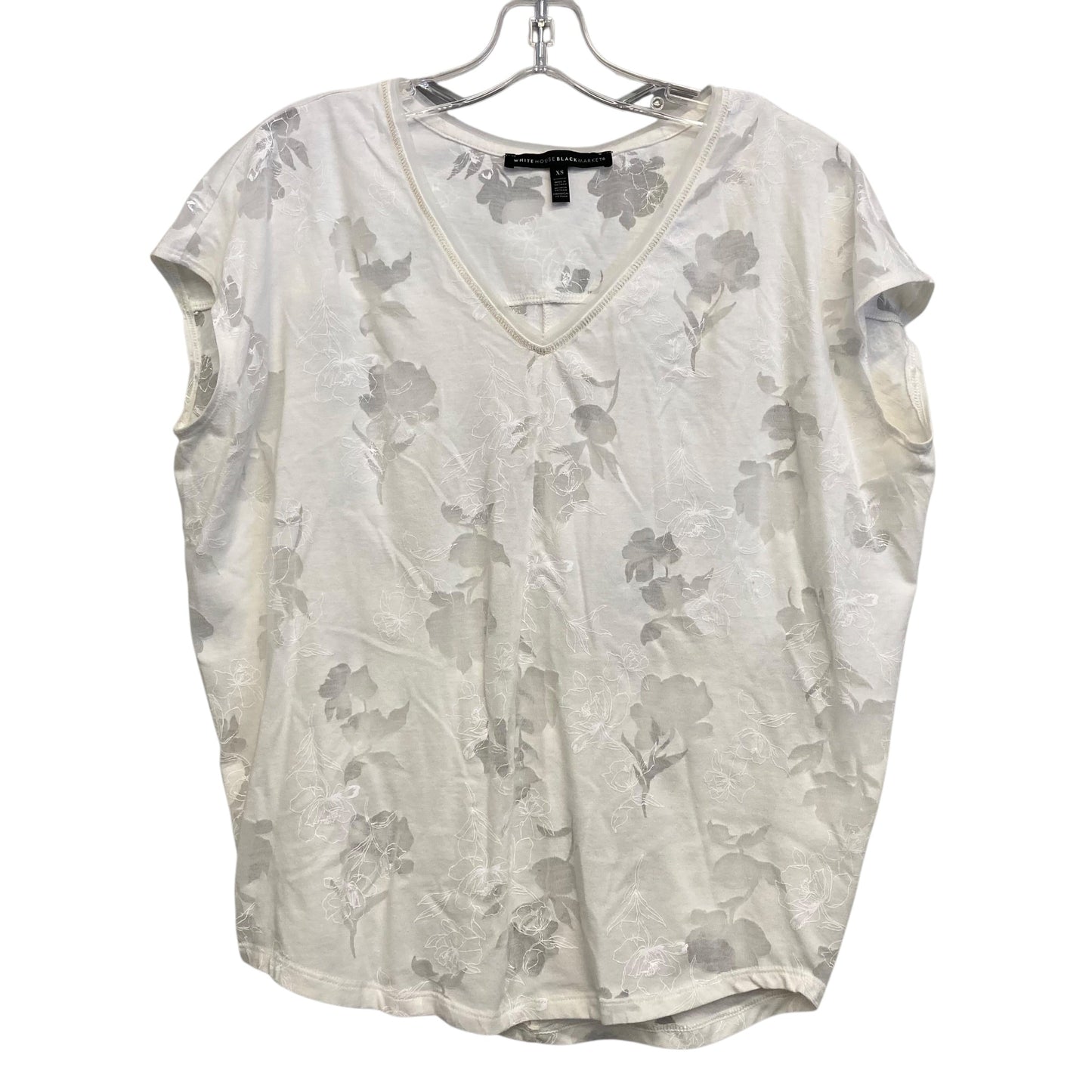 Top Ss By White House Black Market In Ivory, Size:Xs