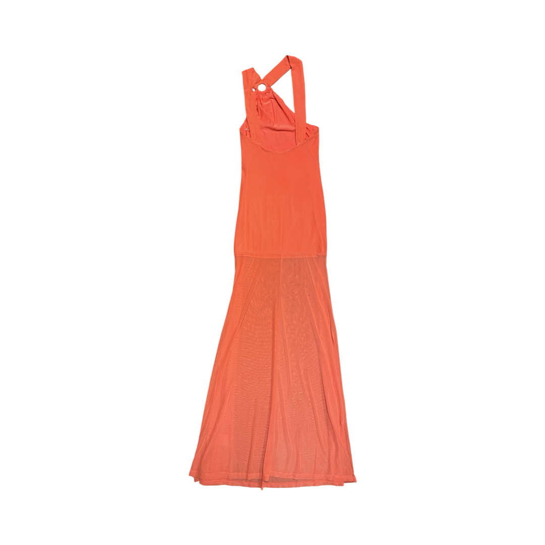 Dress Casual Maxi By Cmc In Coral, Size:S