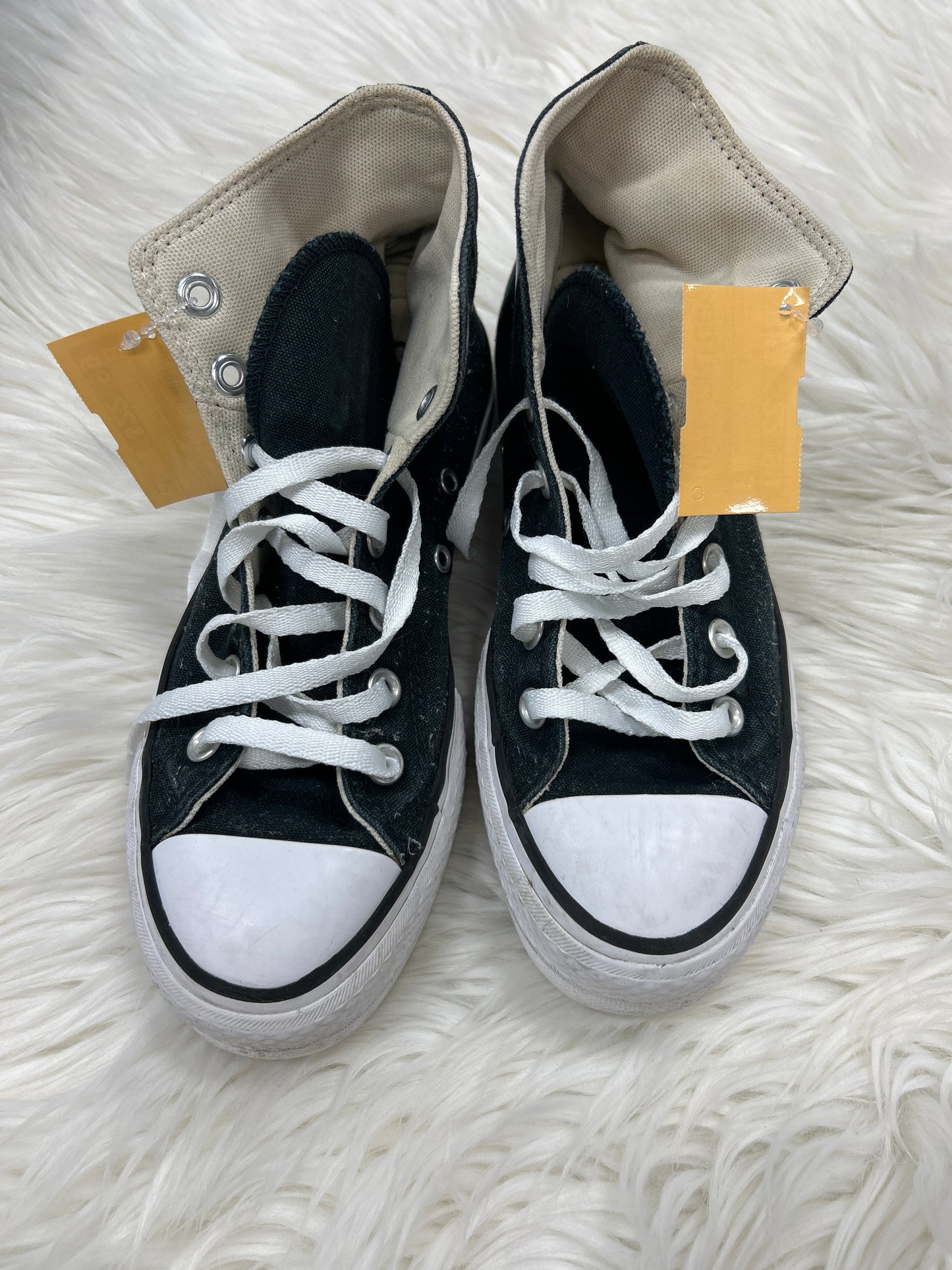 Shoes Sneakers Platform By Converse In Black, Size:6