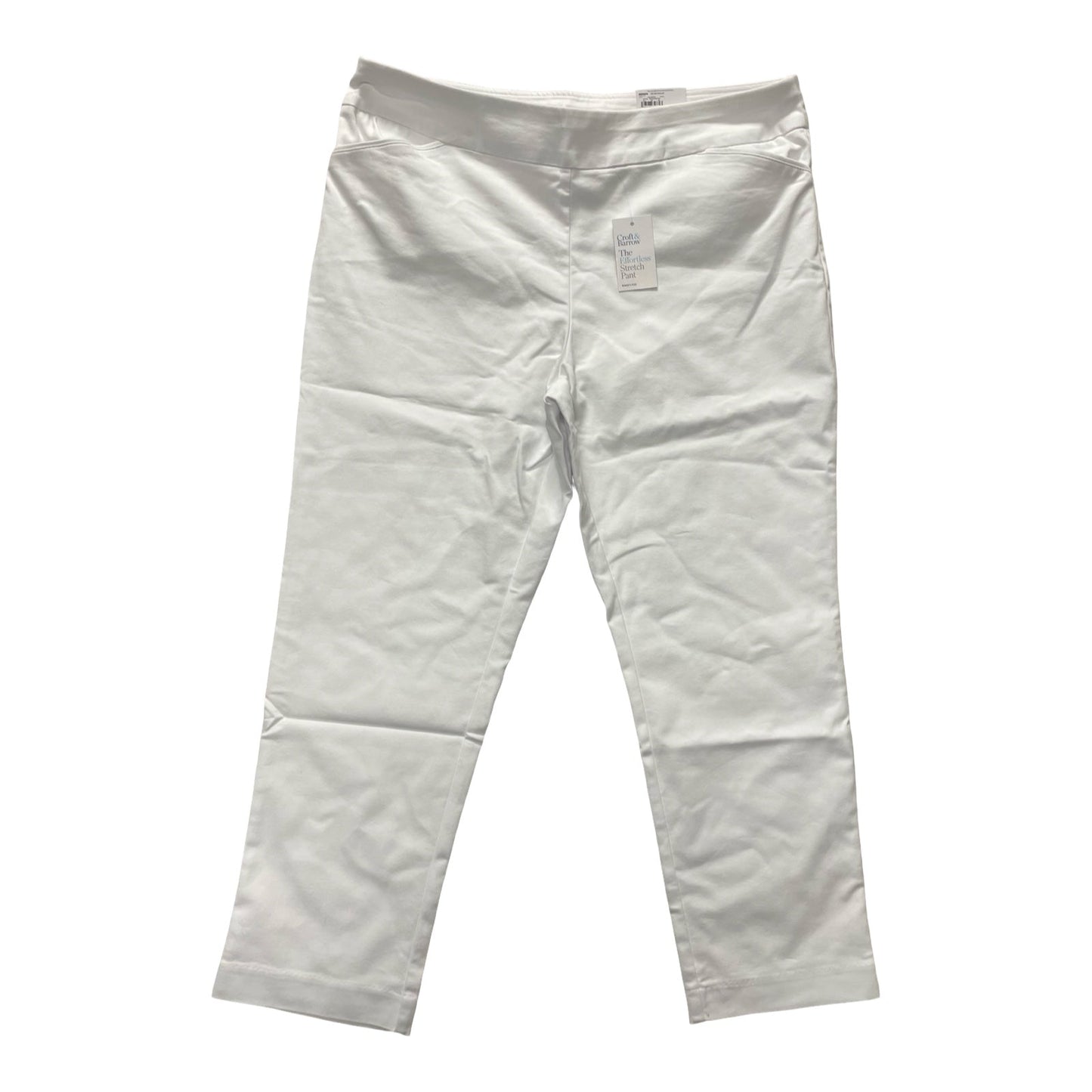 Pants Dress By Croft And Barrow In White, Size:20