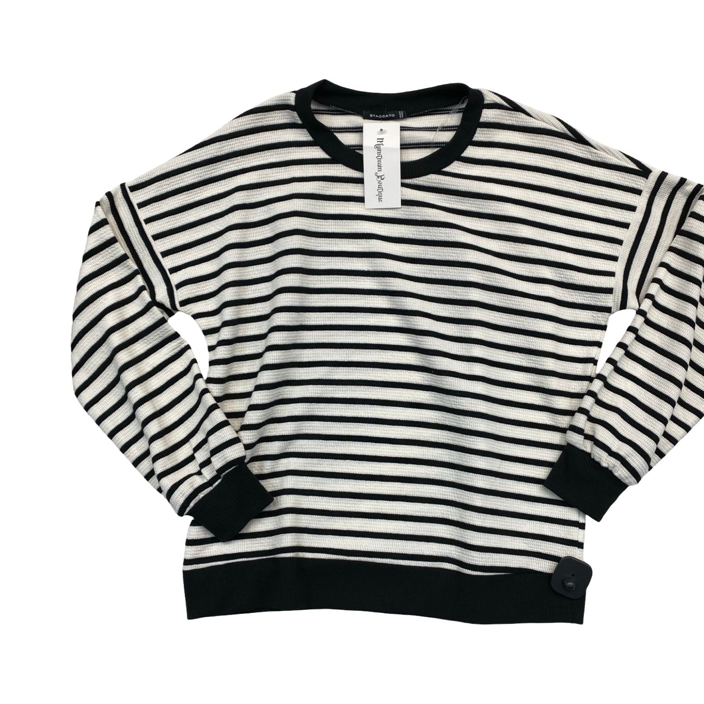 Sweater By Staccato In Black & White, Size:M