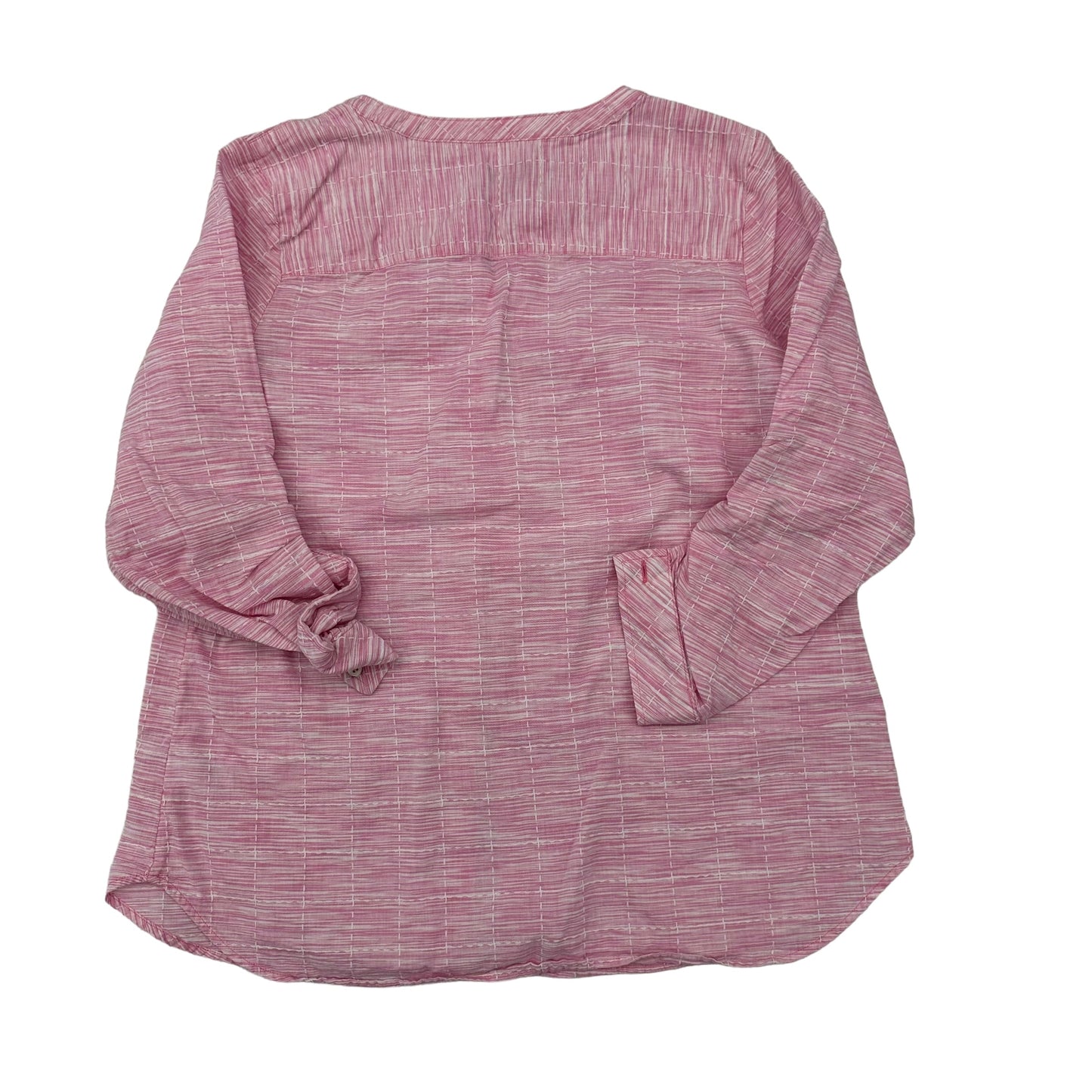 PINK TOP 3/4 SLEEVE by TALBOTS Size:L