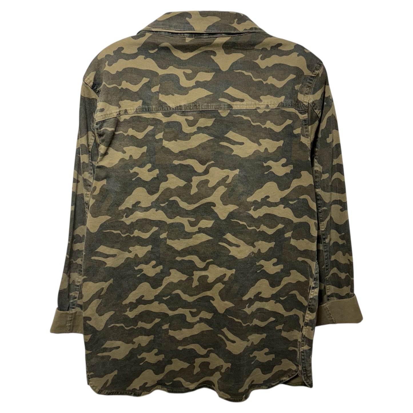 Utility Jacket By Altard State In Camouflage Print, Size: M