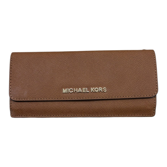 Wallet Designer By Michael Kors In Brown, Size:Medium
