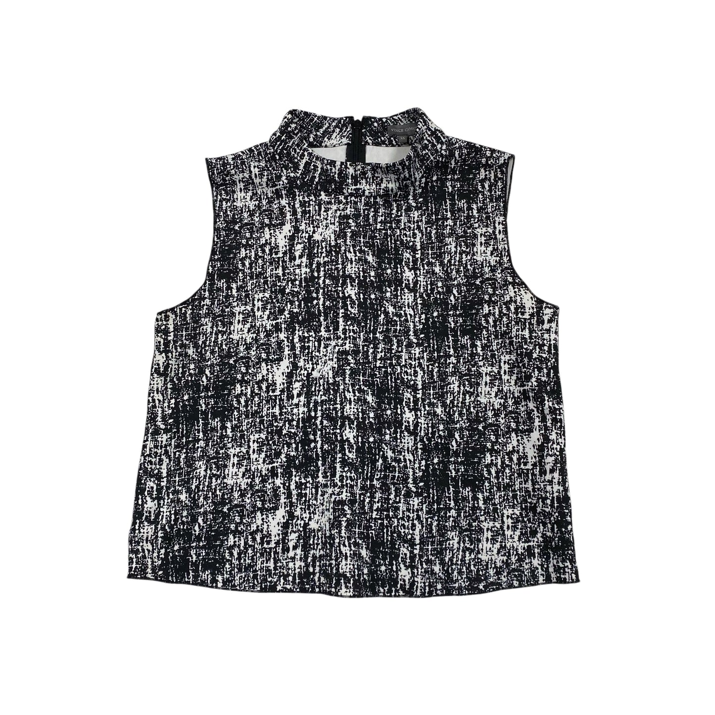 Top Sleeveless By Vince Camuto In Black & White, Size:Xs