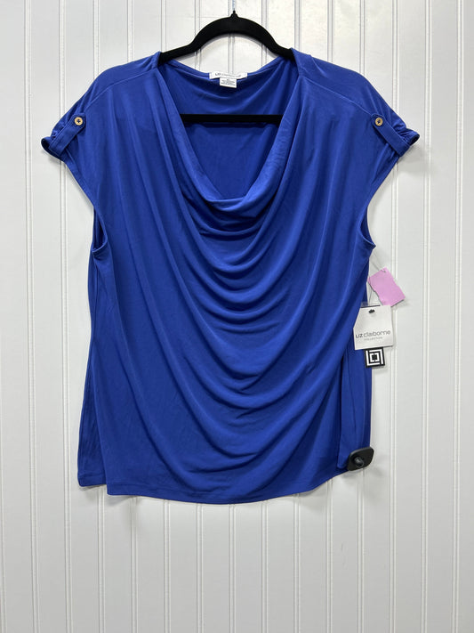 Top Ss By Liz Claiborne In Blue, Size:Xl