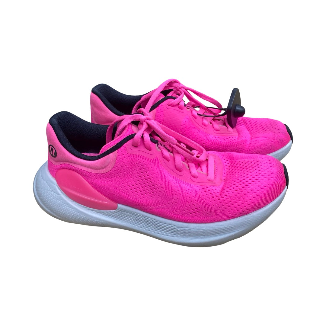 Shoes Athletic By Lululemon In Pink & White, Size:7