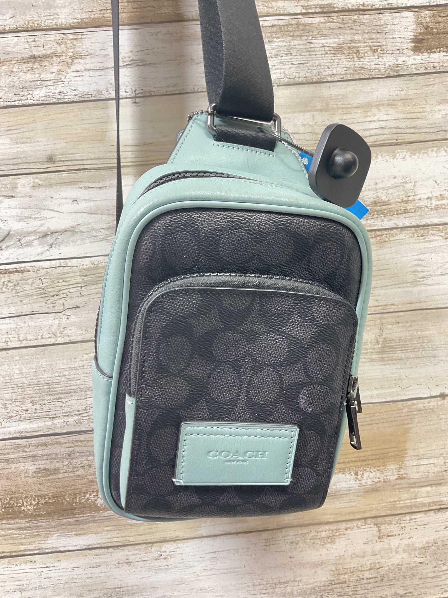 Backpack Designer By Coach In Black & Blue, Size:Small