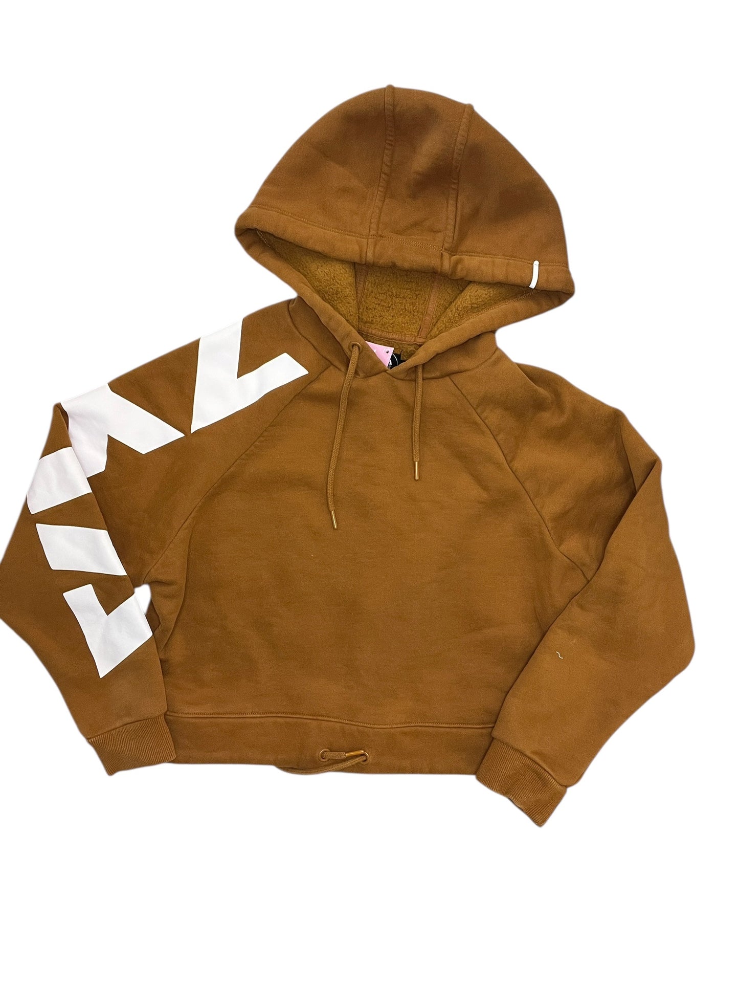 Athletic Sweatshirt Hoodie By Zyia In Brown, Size:M