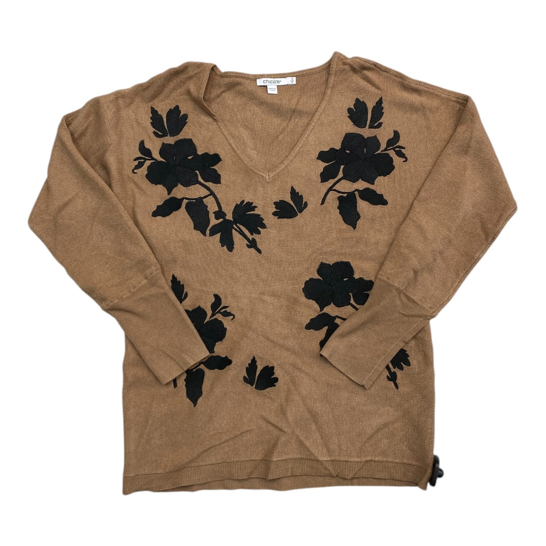 Sweater By Chicos In Brown, Size:S
