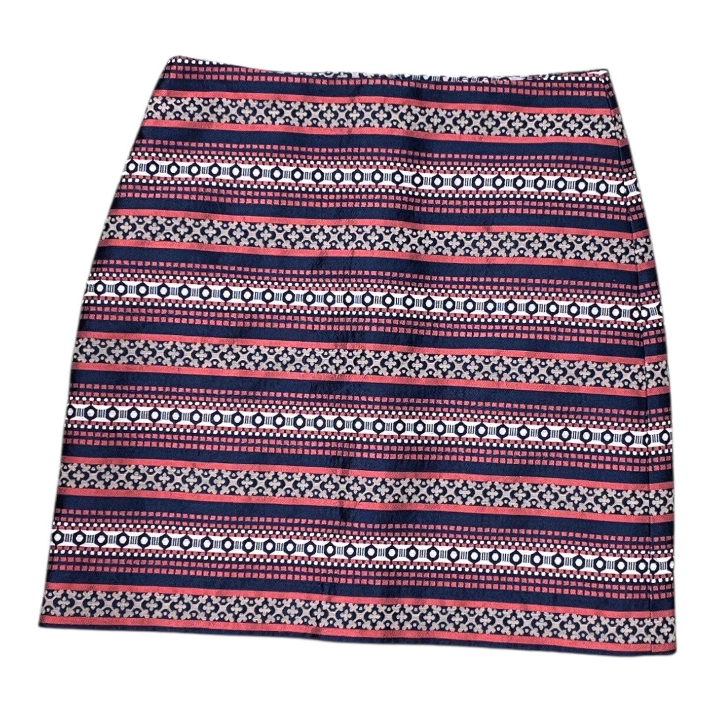 Skirt Midi By Loft In Blue & Orange, Size:0P