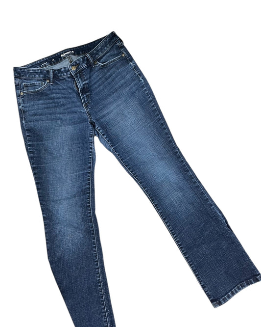 Jeans Boot Cut By Sonoma In Blue Denim, Size:14