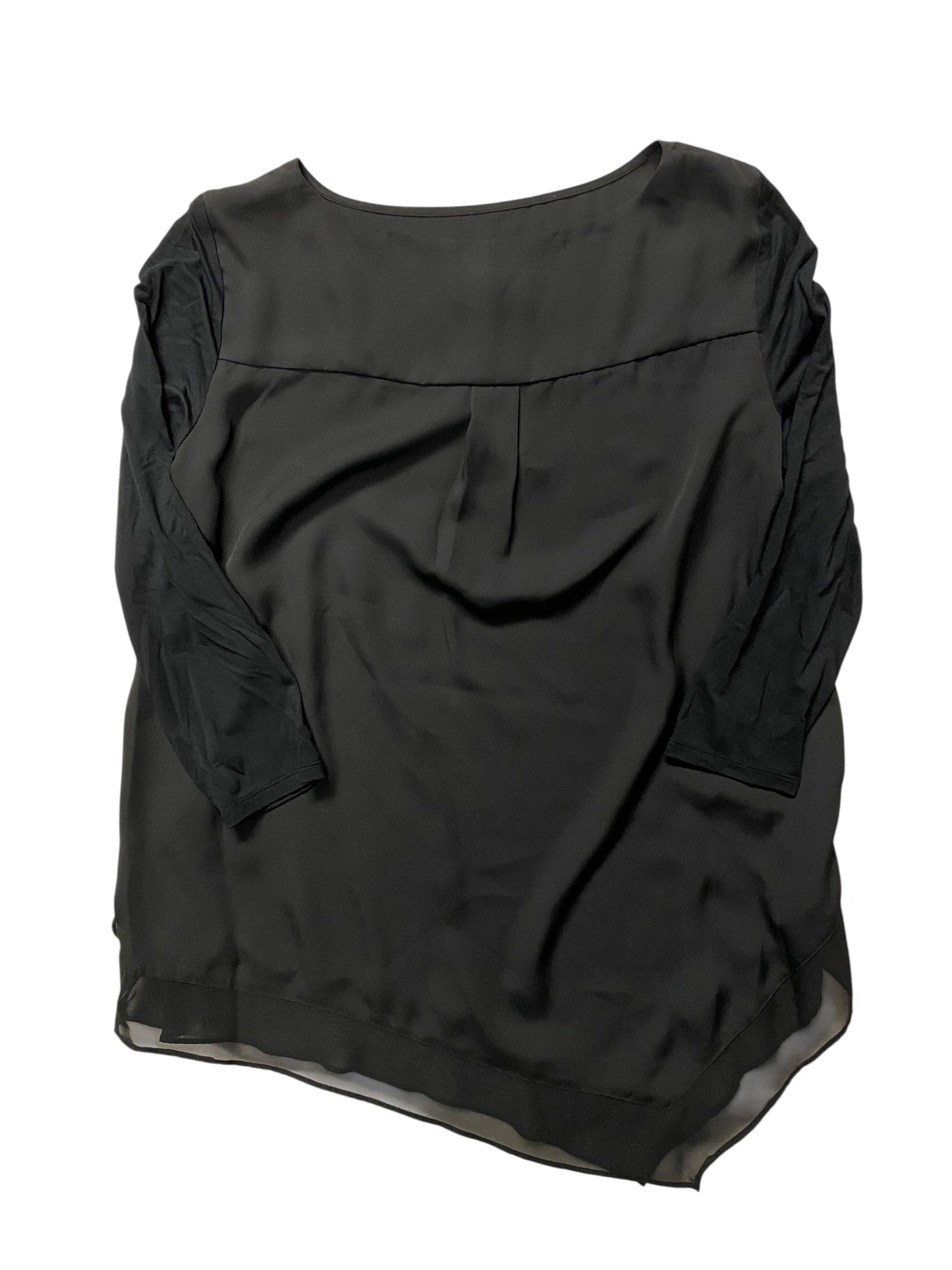 Top 3/4 Sleeve By Jones New York In Black, Size:6