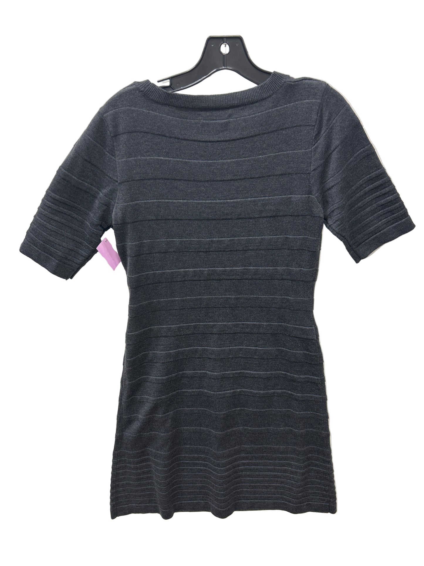 Dress Casual Midi By Calvin Klein In Grey, Size:M