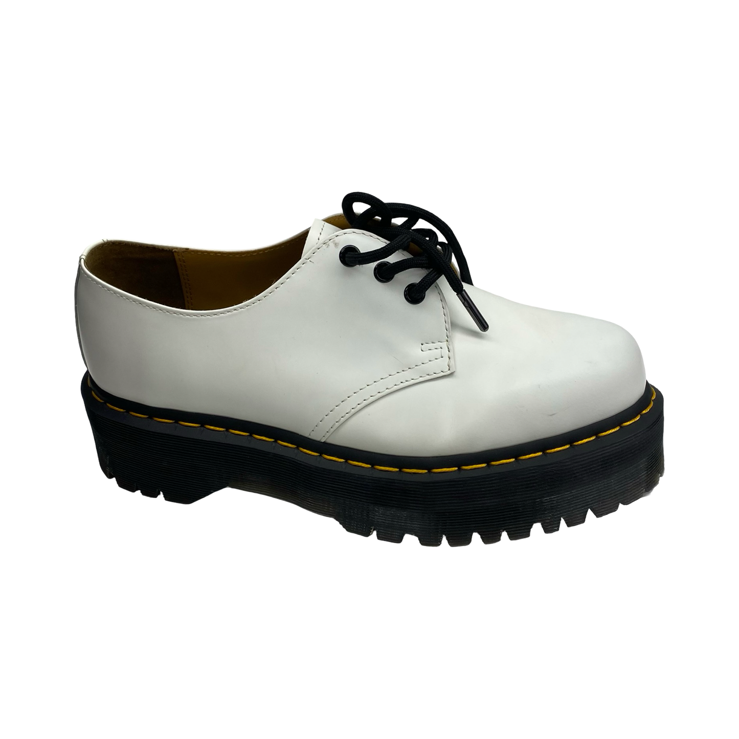 Shoes Sneakers Platform By Dr Martens In White, Size:10