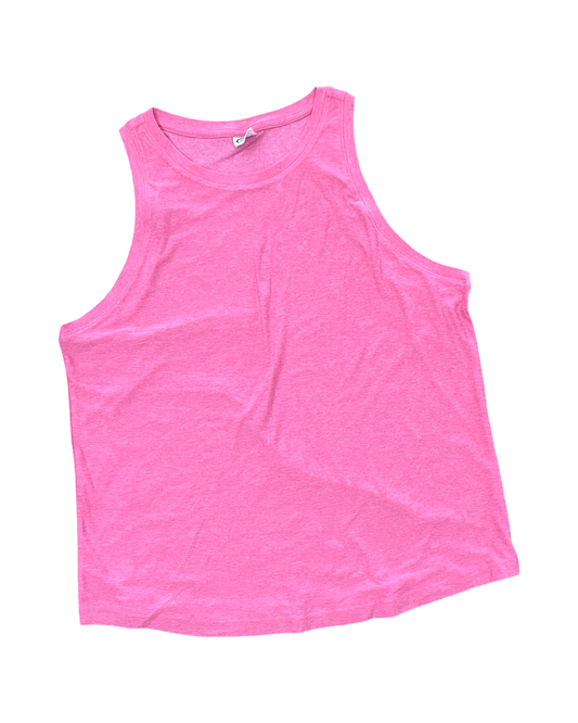 Top Sleeveless By Athletic Works In Pink, Size:M