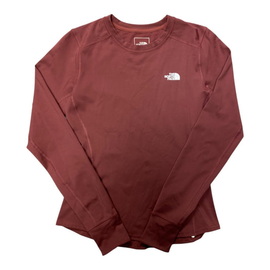 Athletic Top Ls Crewneck By The North Face In Mauve, Size:M