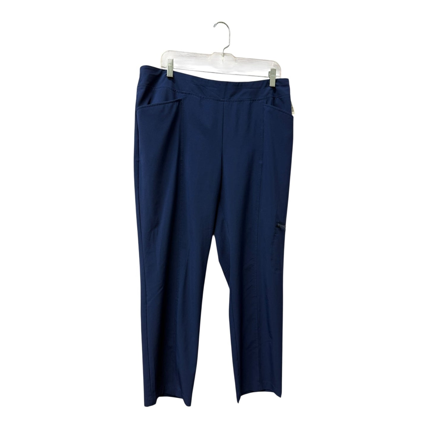 Athletic Pants By Chicos In Navy, Size:L