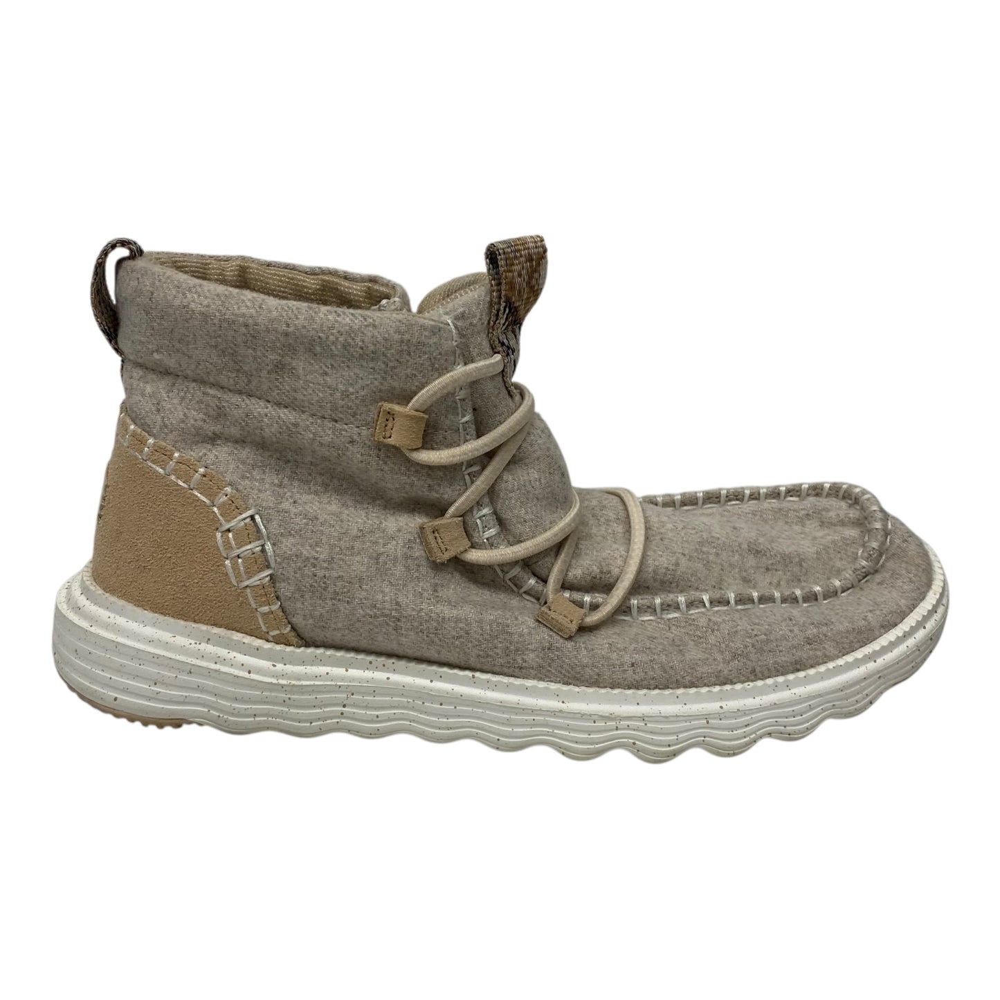 Shoes Sneakers By Hey Dude In Tan, Size:10