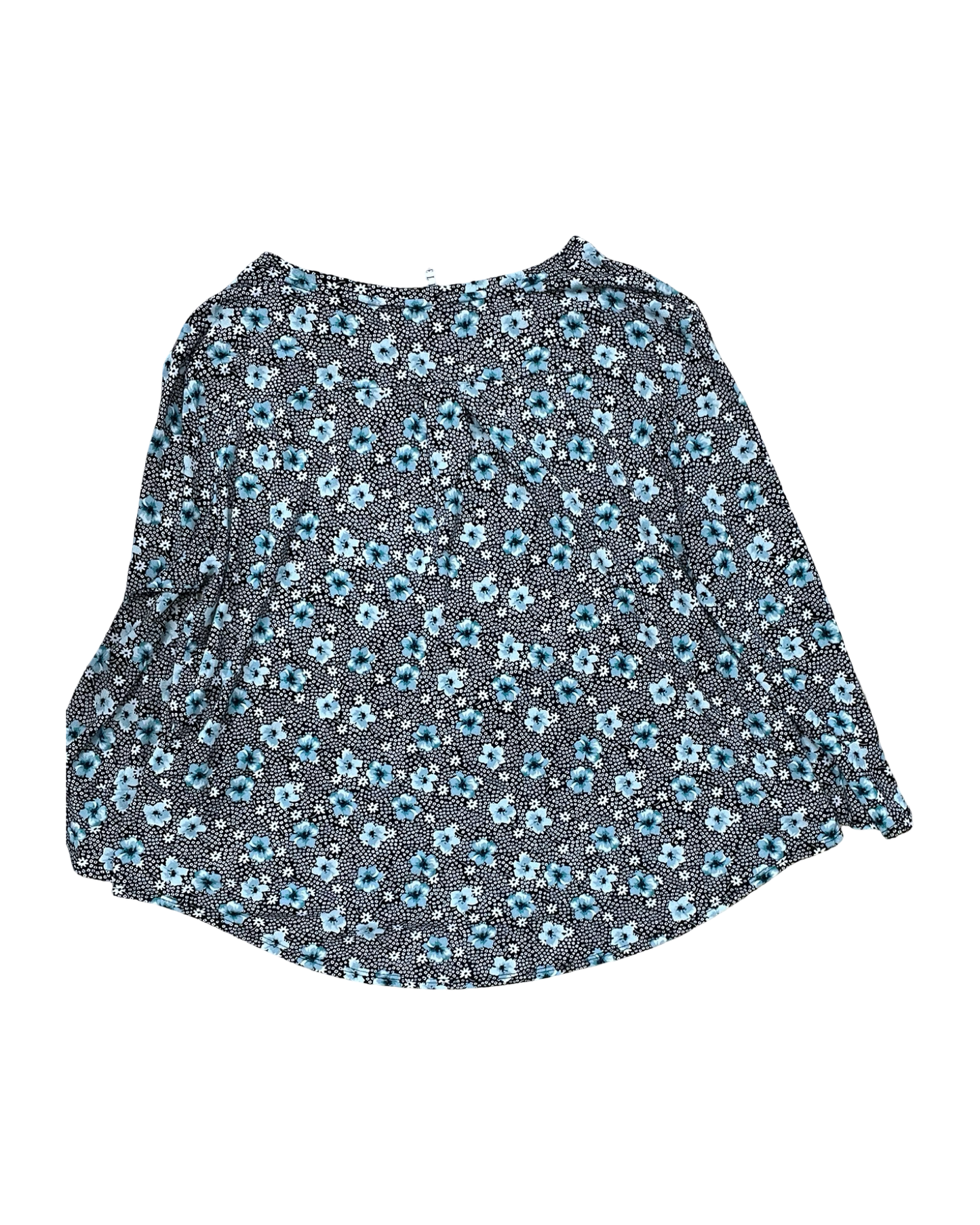 Top Ls By Elle In Black & Blue, Size:1X