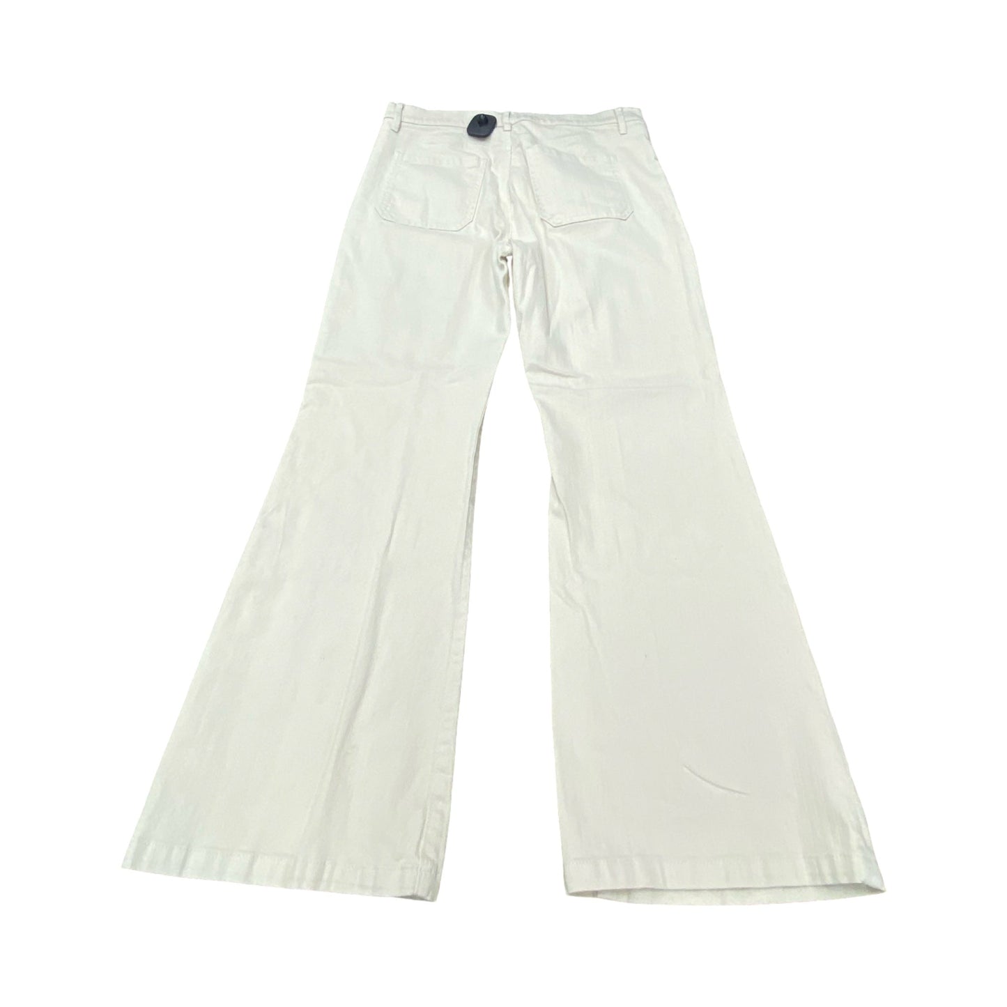 Jeans Flared By Ann Taylor In Beige, Size:12