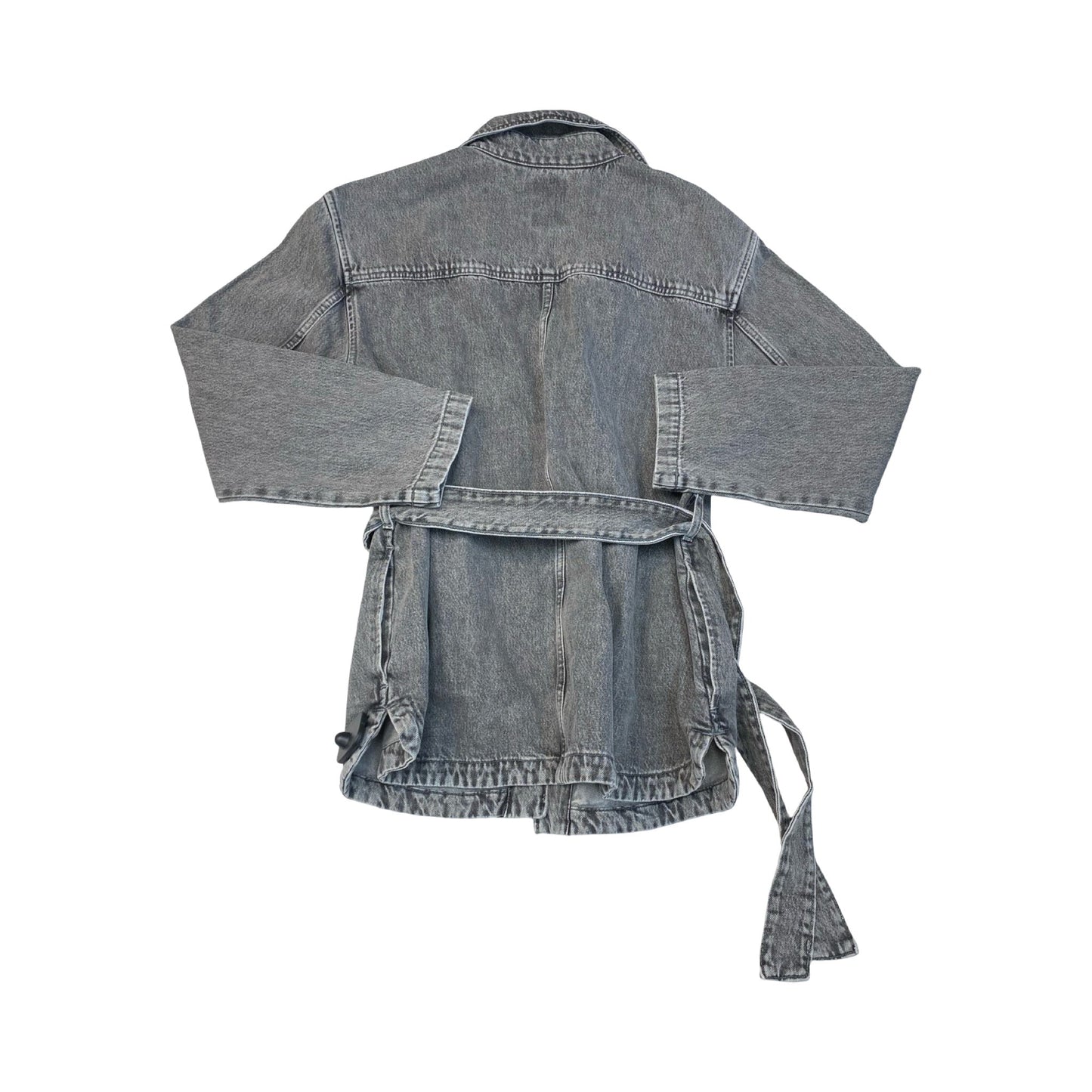Jacket Denim By Gap In Black Denim, Size:S