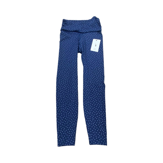 Athletic Leggings By Nike In Blue, Size:S