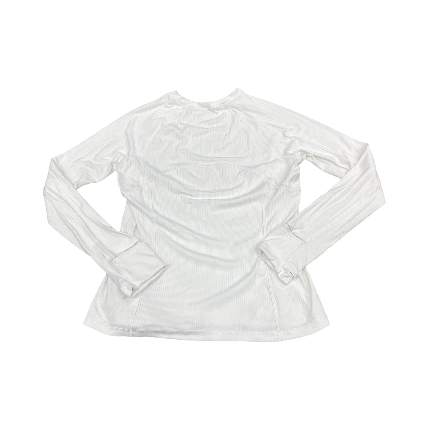 Athletic Top Ls Crewneck By Lululemon In White, Size:Xl