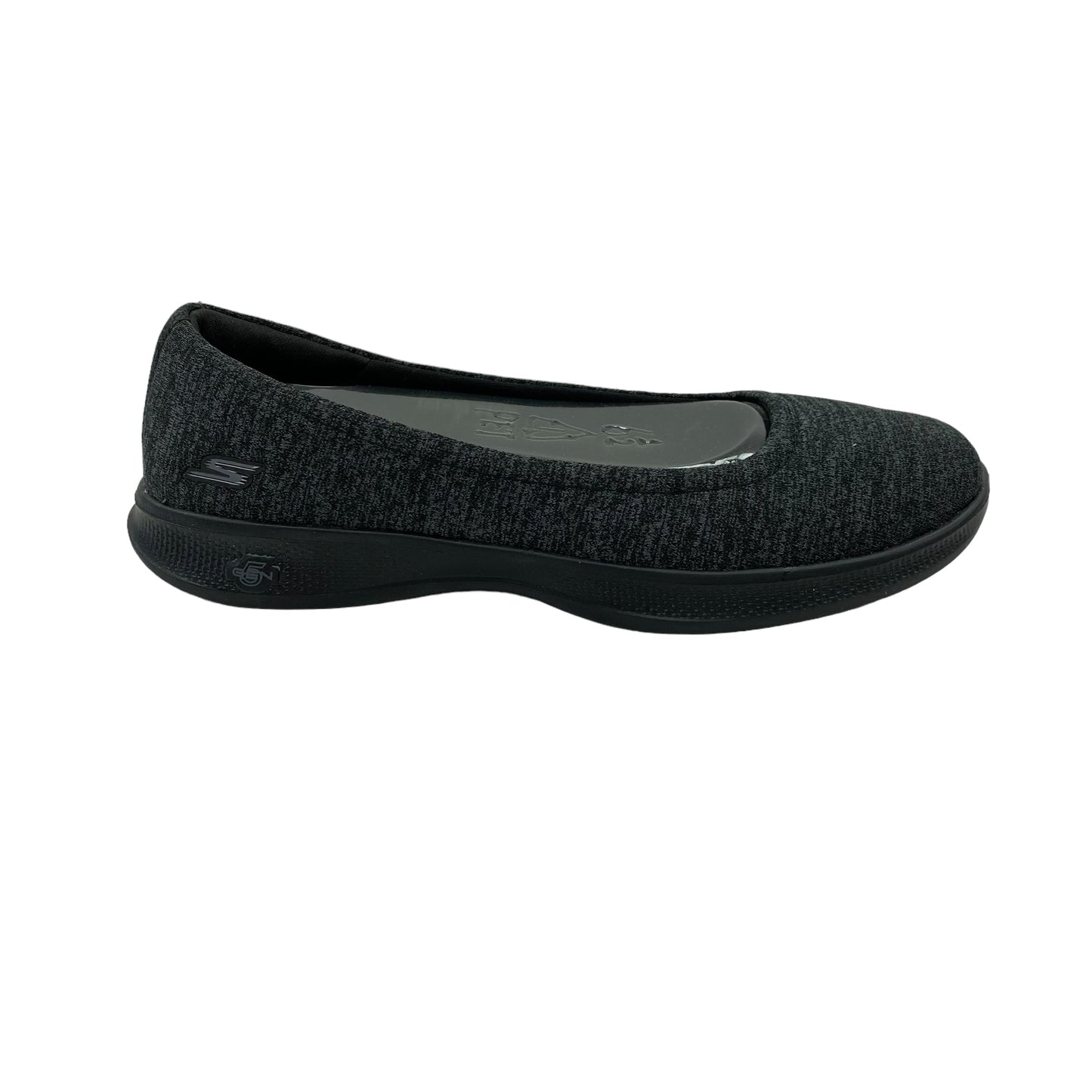 BLACK SHOES FLATS by SKECHERS Size:6.5