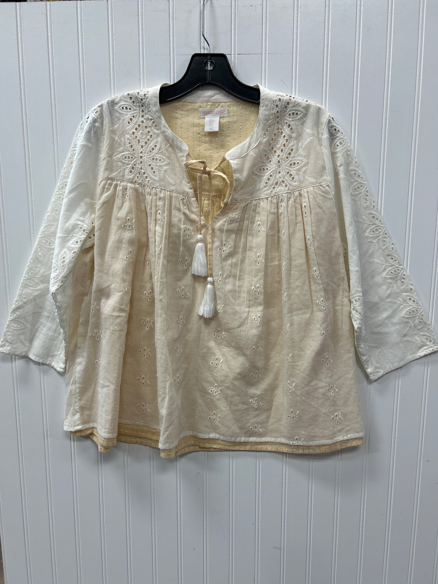 Top Ls By Cmc In Cream, Size:S