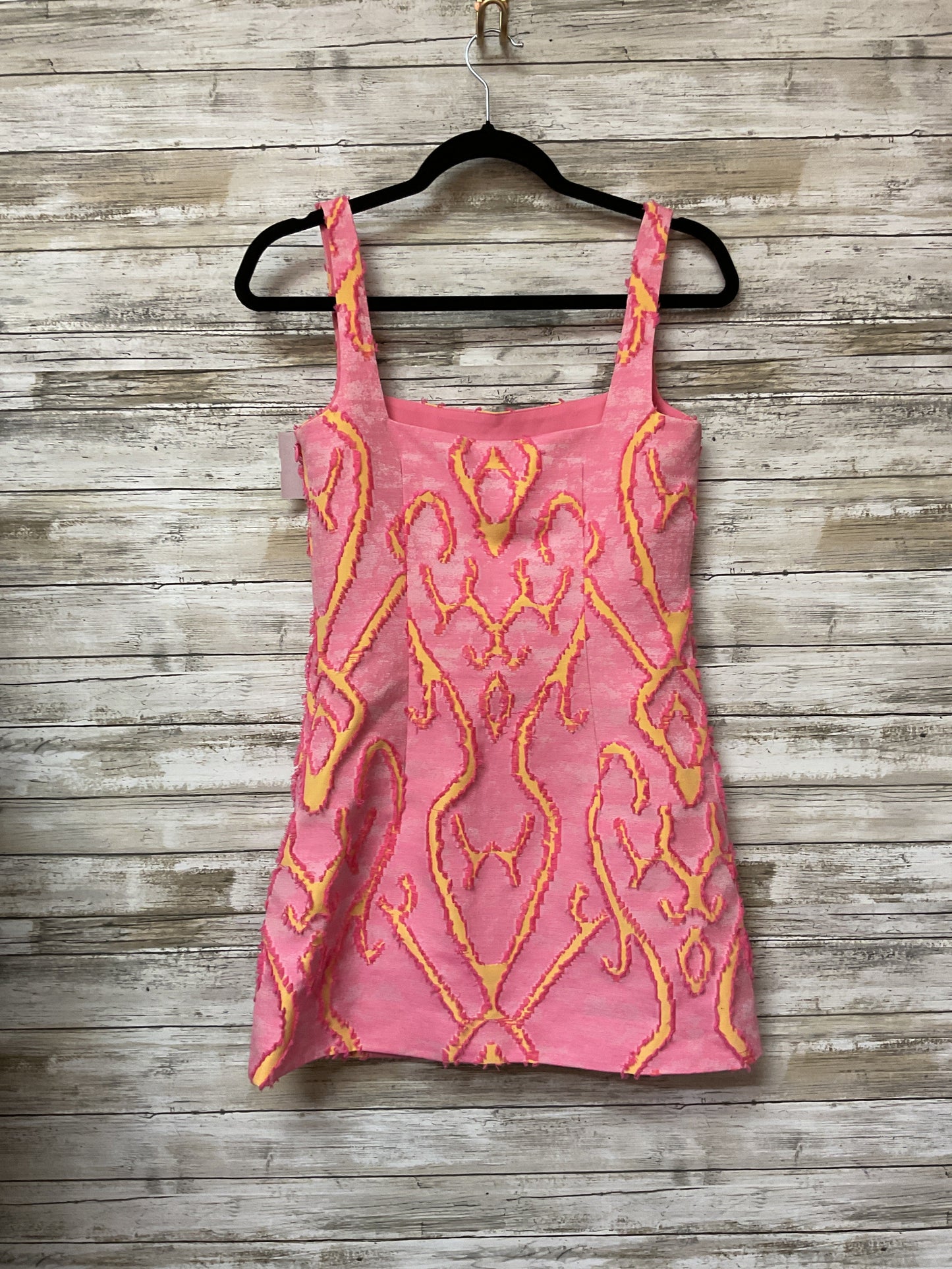 Dress Casual Short By Cma In Pink & Yellow, Size:Xs