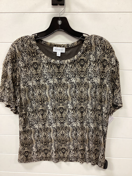 Top Ss By Evereve In Animal Print, Size:L