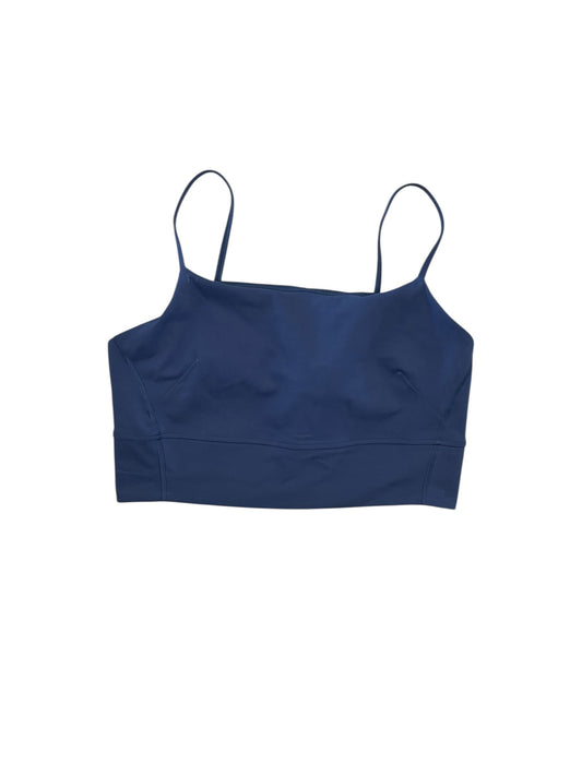 Athletic Bra By Lululemon In Blue, Size:L
