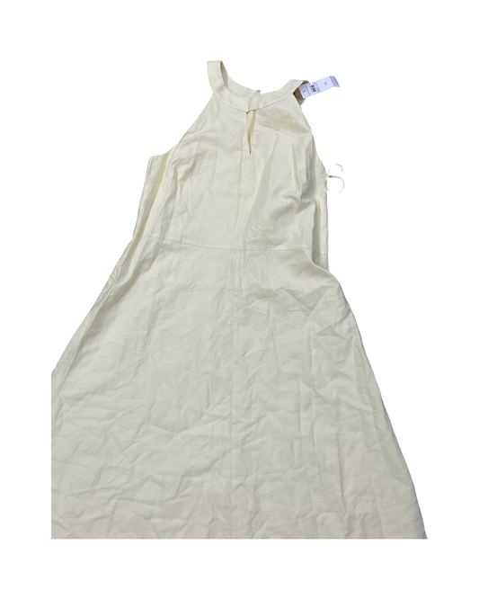Dress Casual Midi By Ann Taylor In Yellow, Size:14