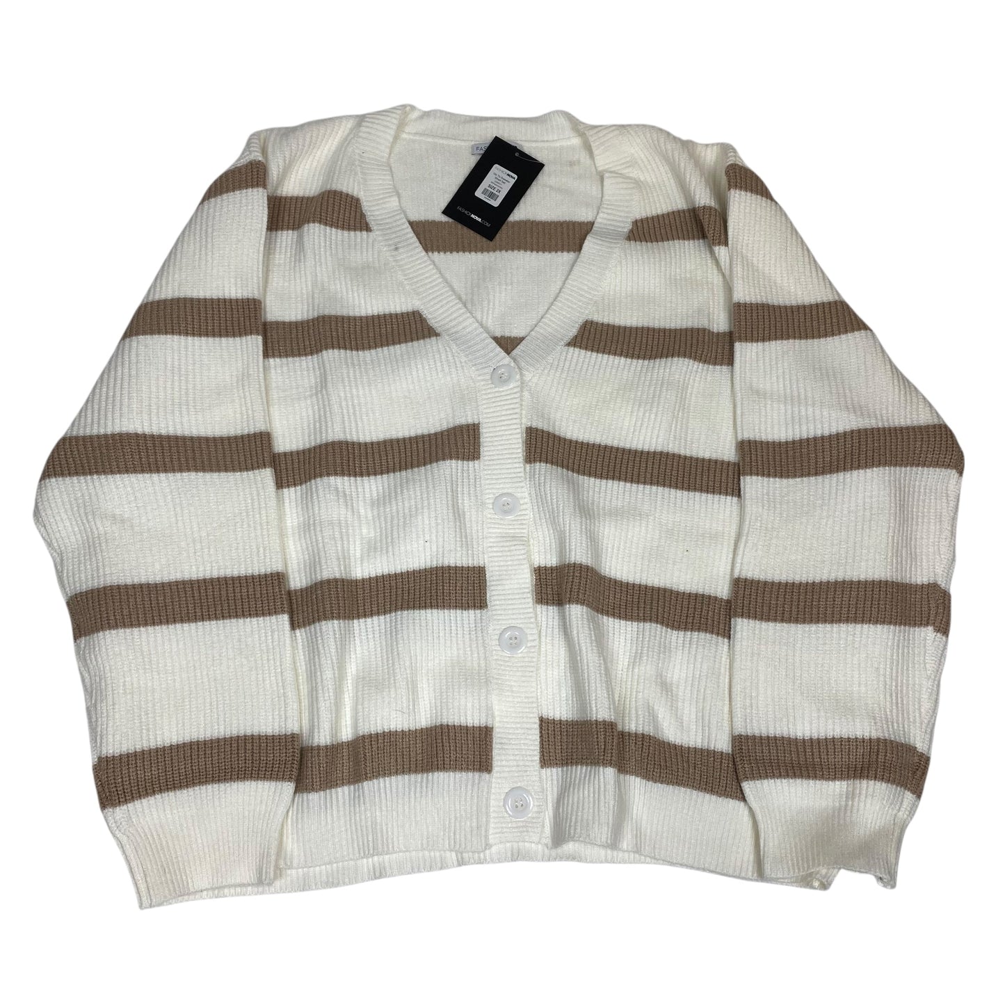 Lounge Set Shorts By Fashion Nova In Cream & Tan, Size:2X