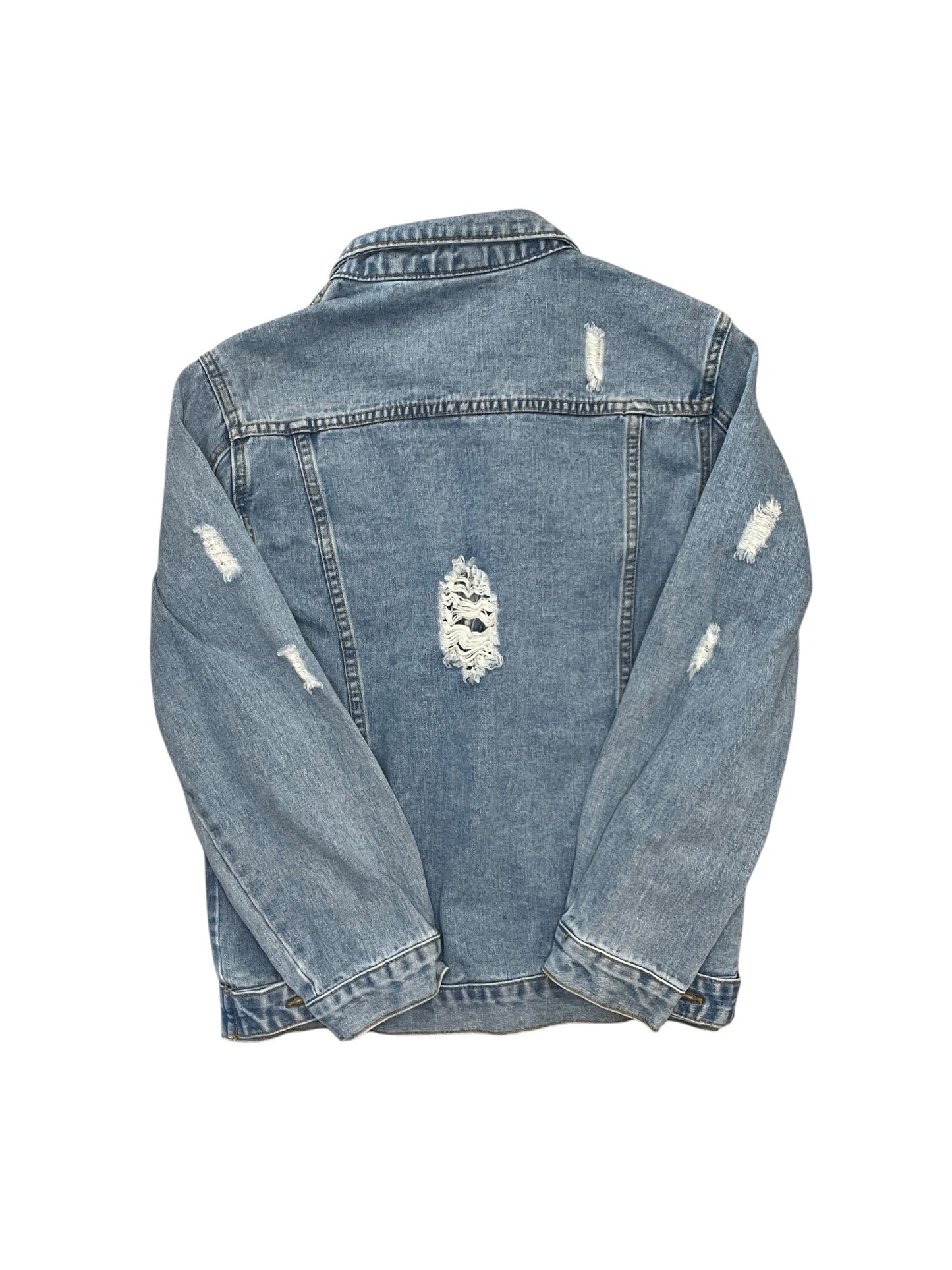 Jacket Denim By Clothes Mentor In Blue Denim, Size:S