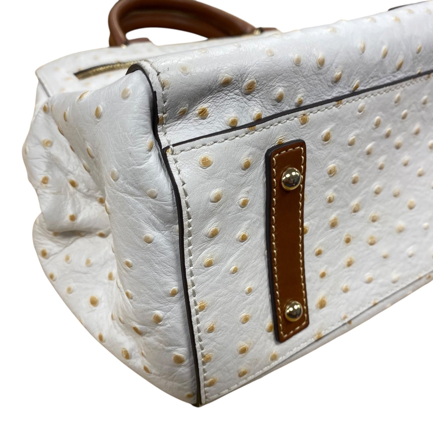 Handbag Designer By Dooney And Bourke In White, Size:Large