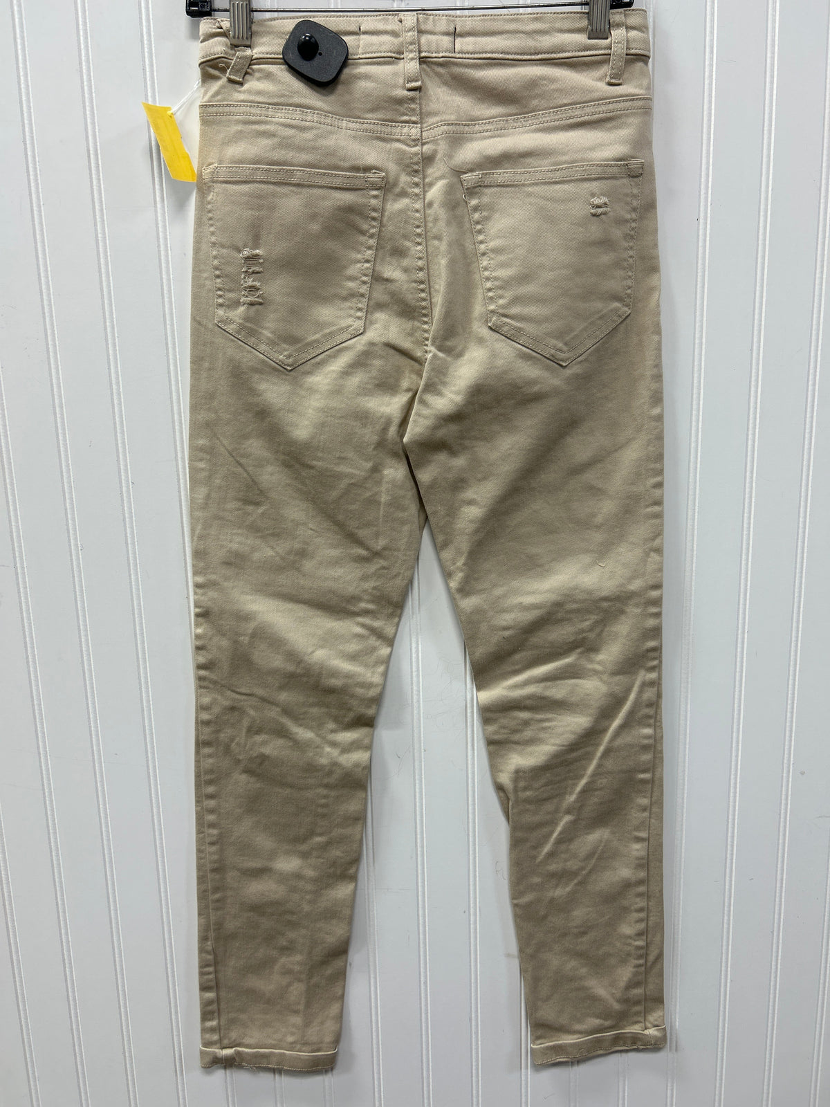 Jeans Skinny By Risen In Tan Denim, Size:4
