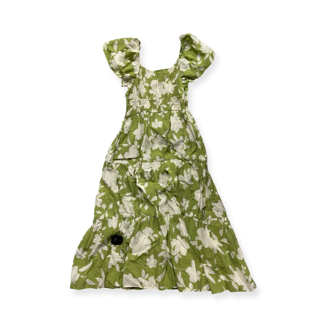 Dress Casual Maxi By Blu Pepper In Green & White, Size:S