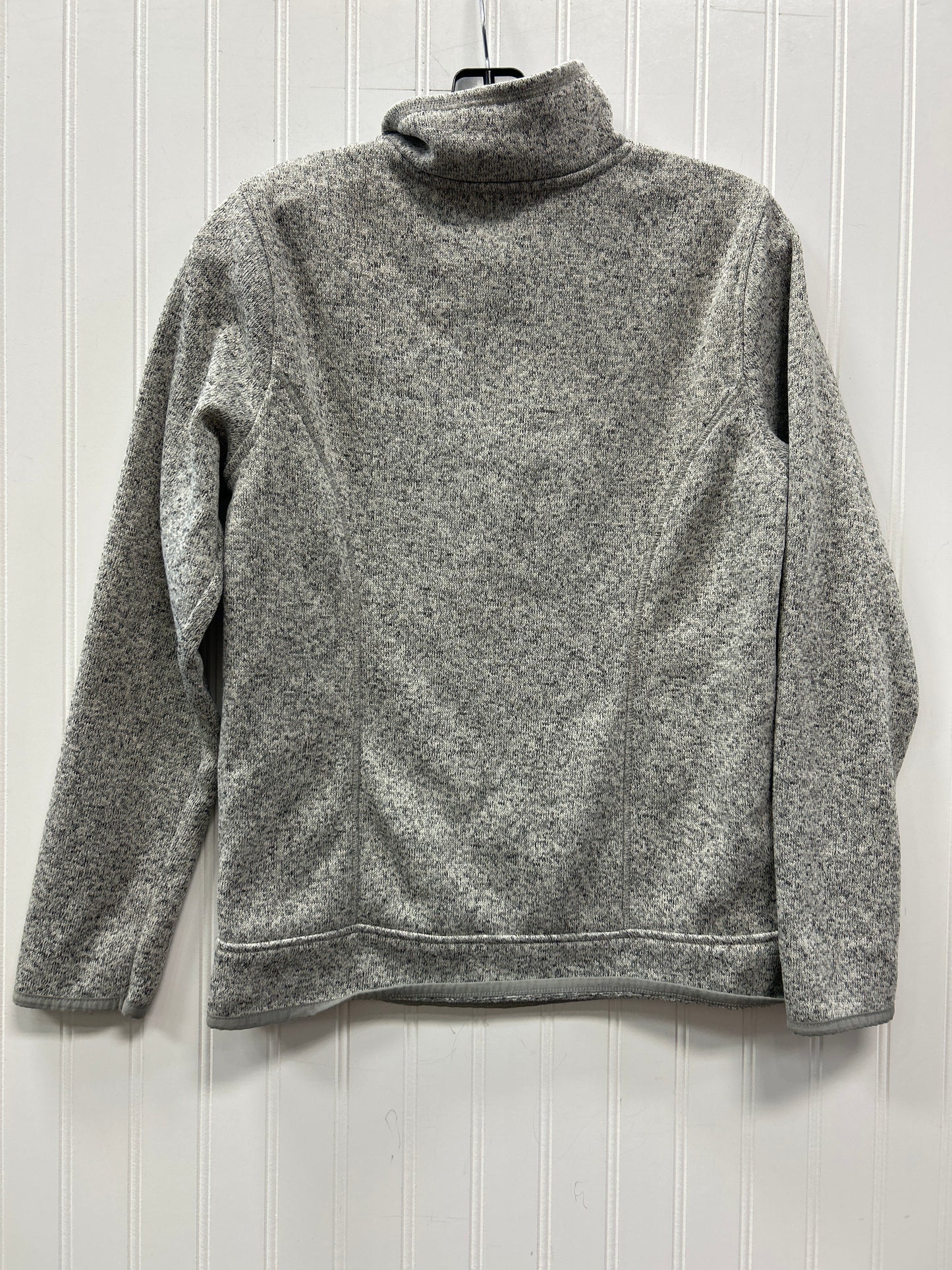 Athletic Sweatshirt Collar By Eddie Bauer In Grey, Size:M