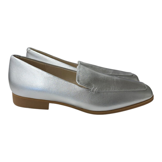 Shoes Flats By Lands End In Silver, Size:8