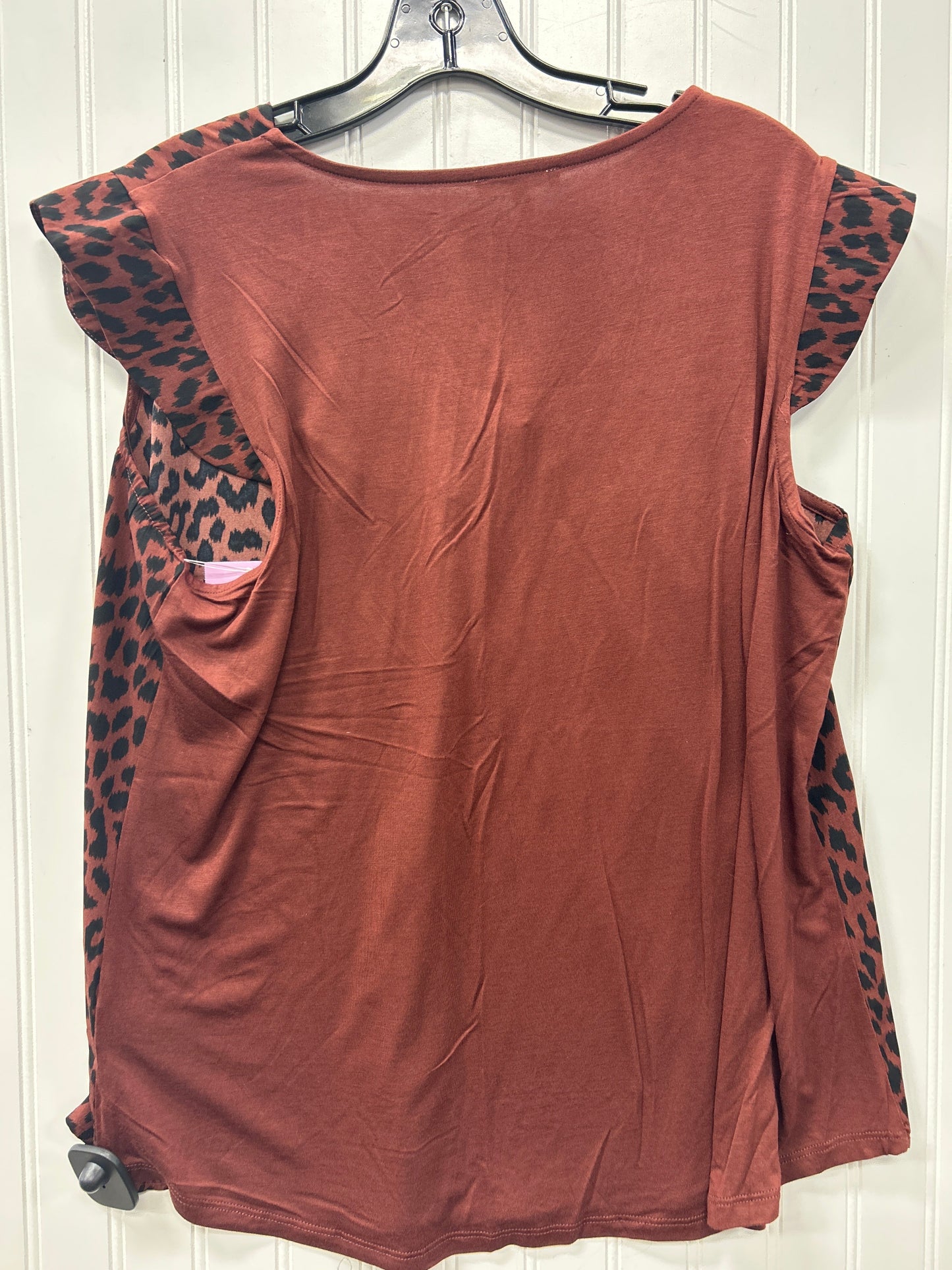 Top Sleeveless By Maurices In Brown, Size:Xl