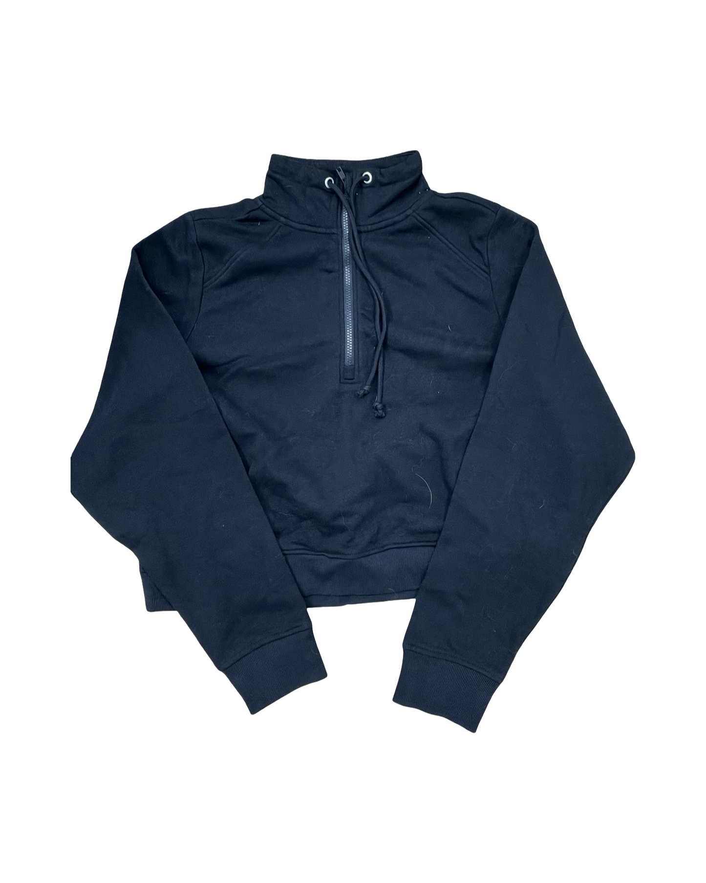 Sweatshirt Collar By Clothes Mentor In Black, Size:L
