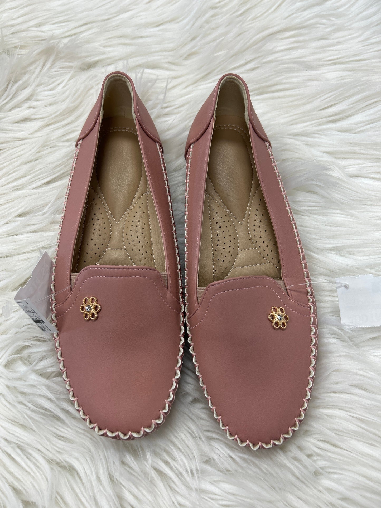 Shoes Flats By Clothes Mentor In Pink, Size:7