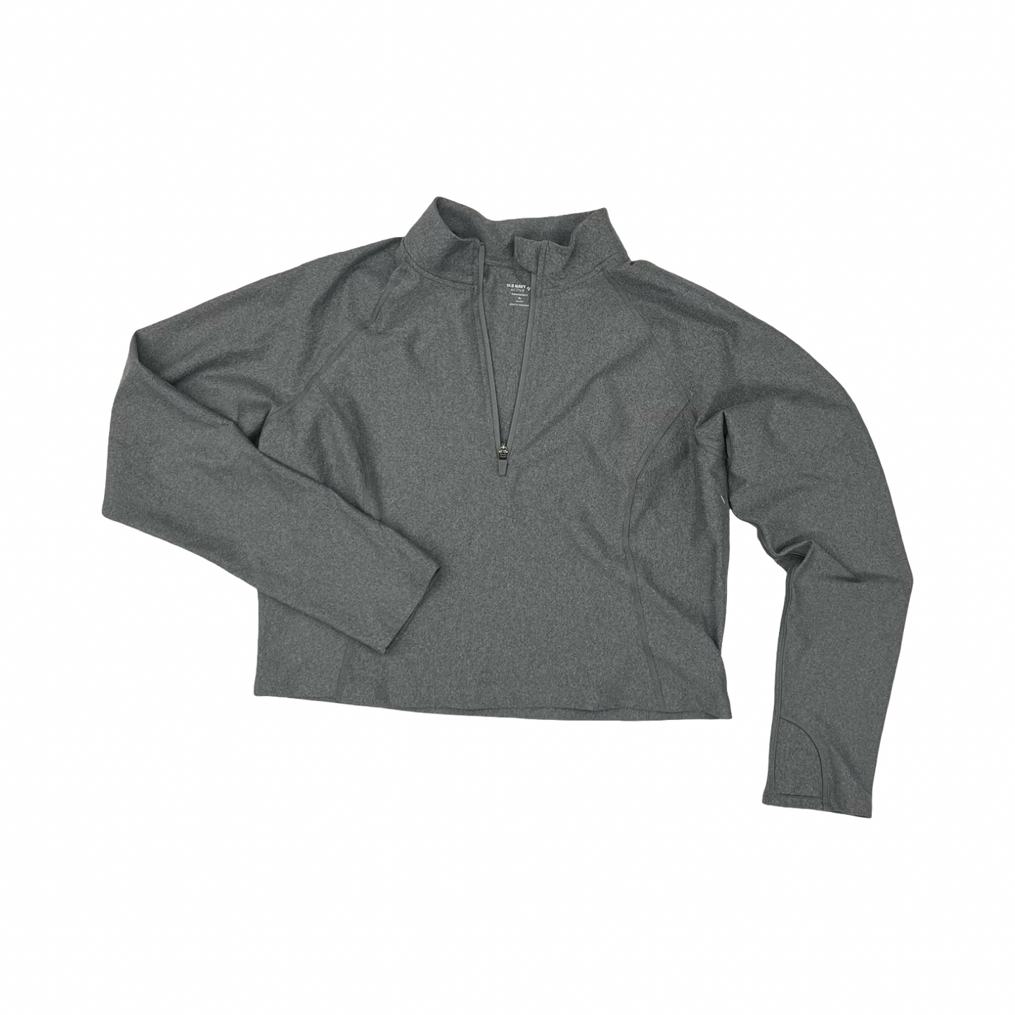 Athletic Jacket By Old Navy In Grey, Size:Xl