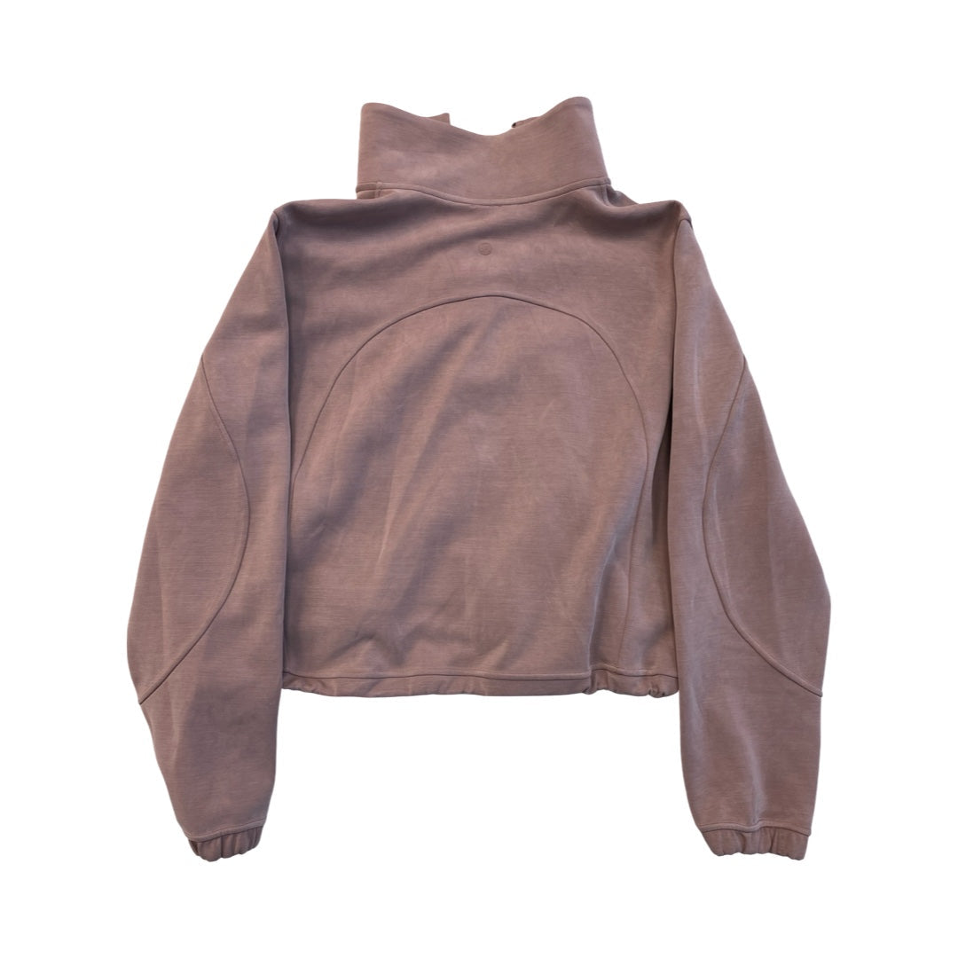 Athletic Sweatshirt Collar By Lululemon In Pink, Size:8