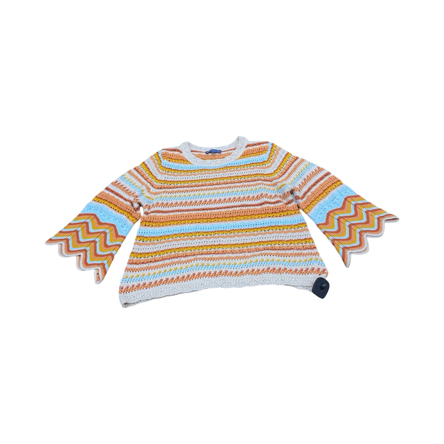 Sweater By Democracy In Striped Pattern, Size:S